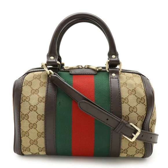 GUCCI Brown Leather Shoulder Bag - Picture 1 of 10